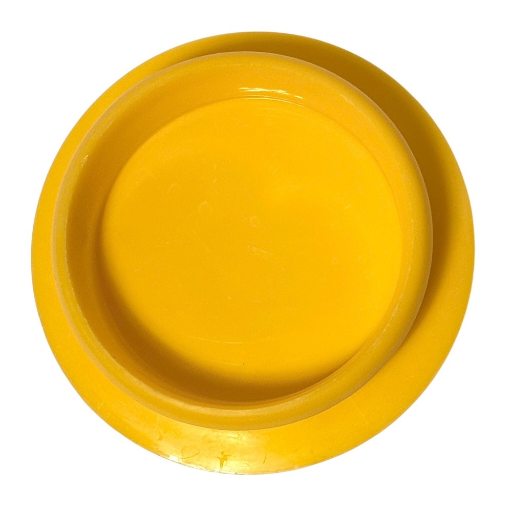 Pyrex 3515 PC Yellow Plastic Replacement Lid Corning NY USA 3.25 Inch Round